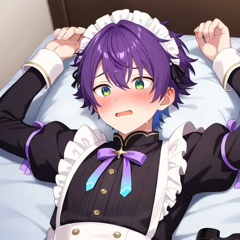 CoarseSlide2087의 メイド服着た友達が可愛すぎる