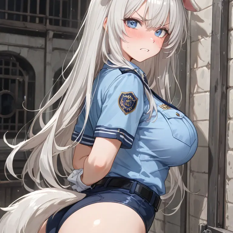 PaleJoke2466의 犬族警官♡課長のイタズラに無抵抗♡