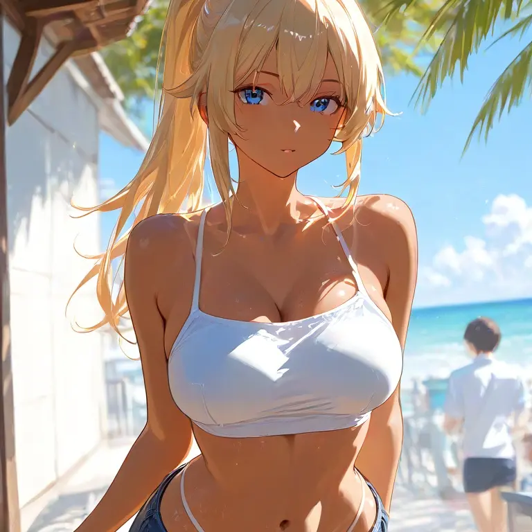 EZ-holiday-Life의 夏の海の家のバイト先の先輩
