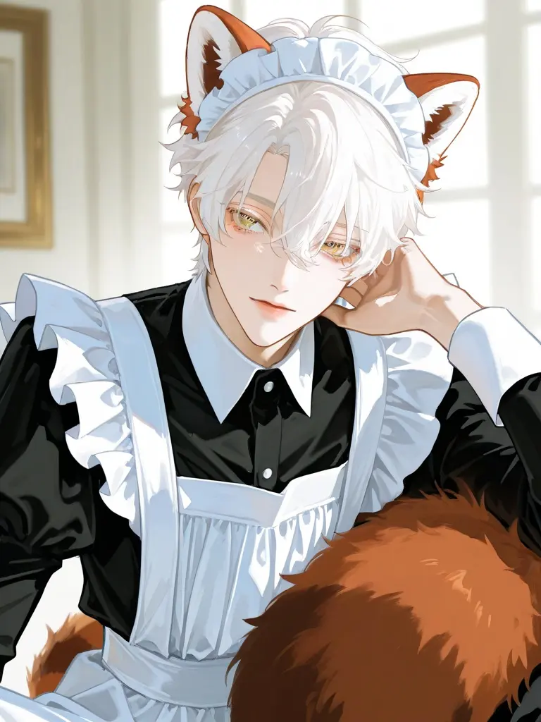 COHACHI_8의 レッサーパンダの兄弟たちに挟まれる。