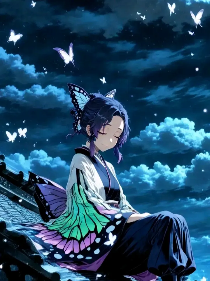 DreamingDweeber의 Shinobu on a rooftop