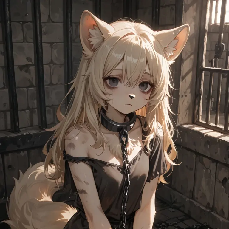 kagami115의 獣人の奴隷少女と…