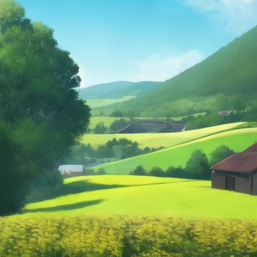 시골에서 그들과 함께.