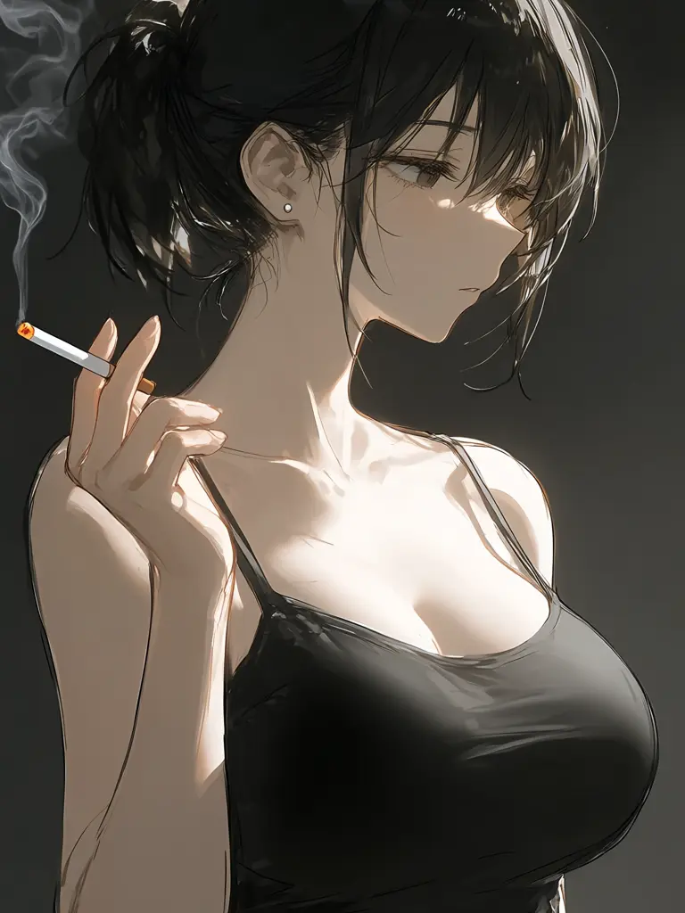 stickCandy1024의 ベランダに並んでヤニ吸うふたり