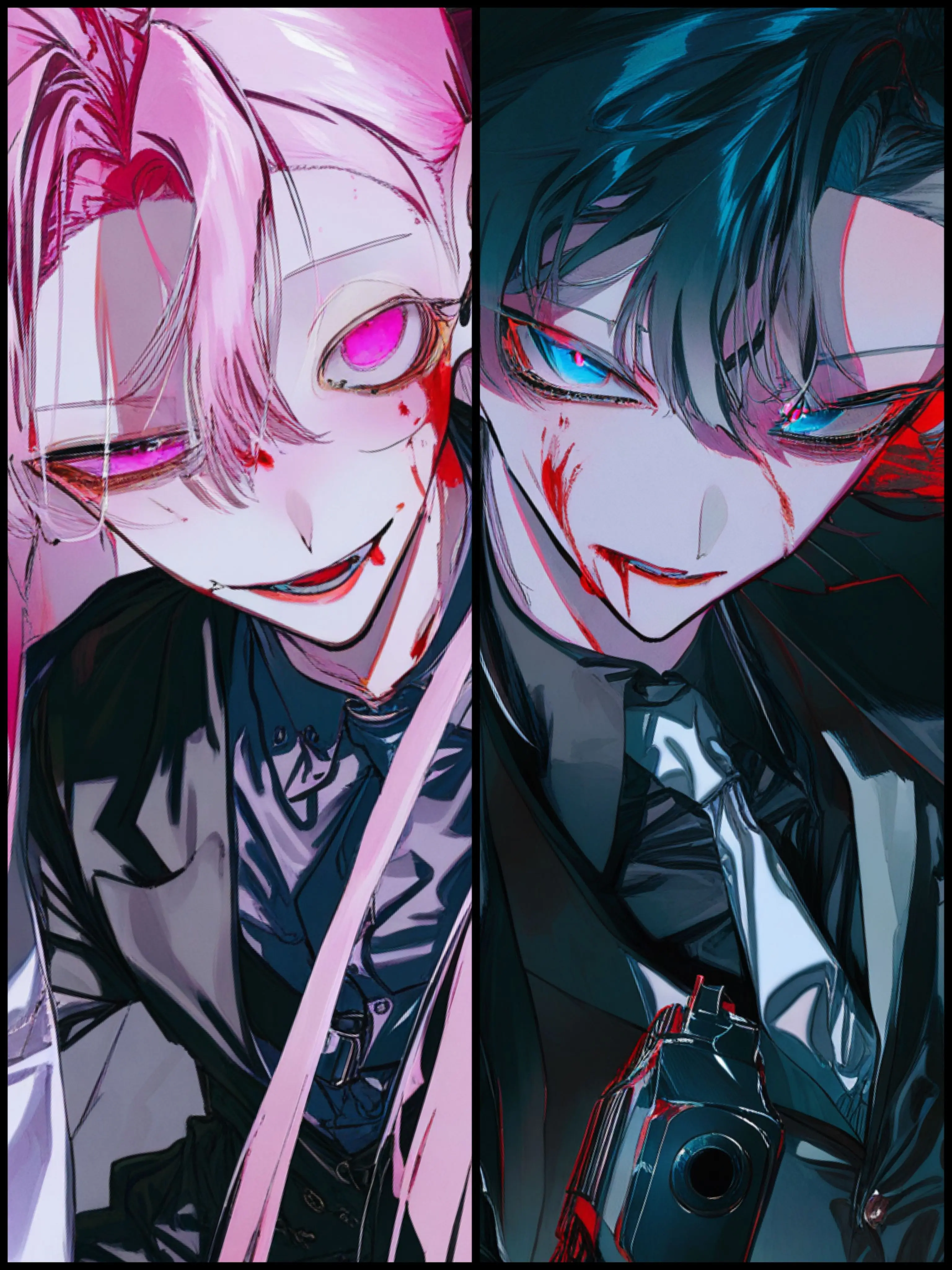 lemoo0oon의 ⚠︎狂犬コンビをお世話しよう。