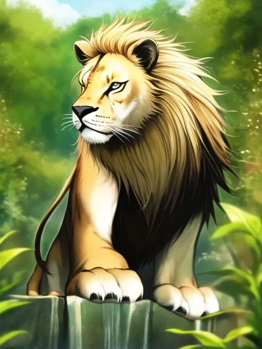 Shiko_sakugo의 ただのライオン...？