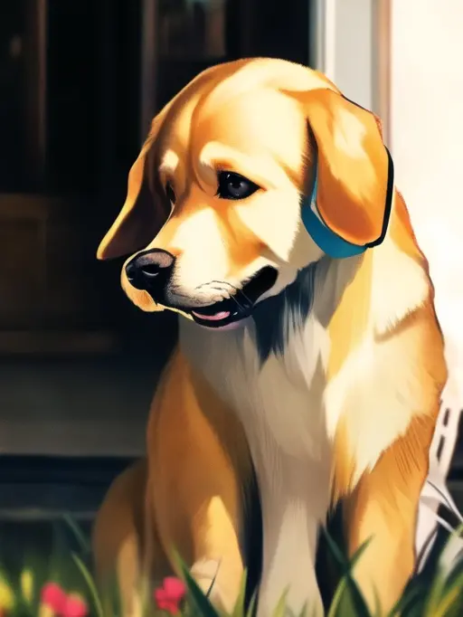 Shiko_sakugo의 友達ん家の犬「センくん」