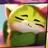緑色の猫