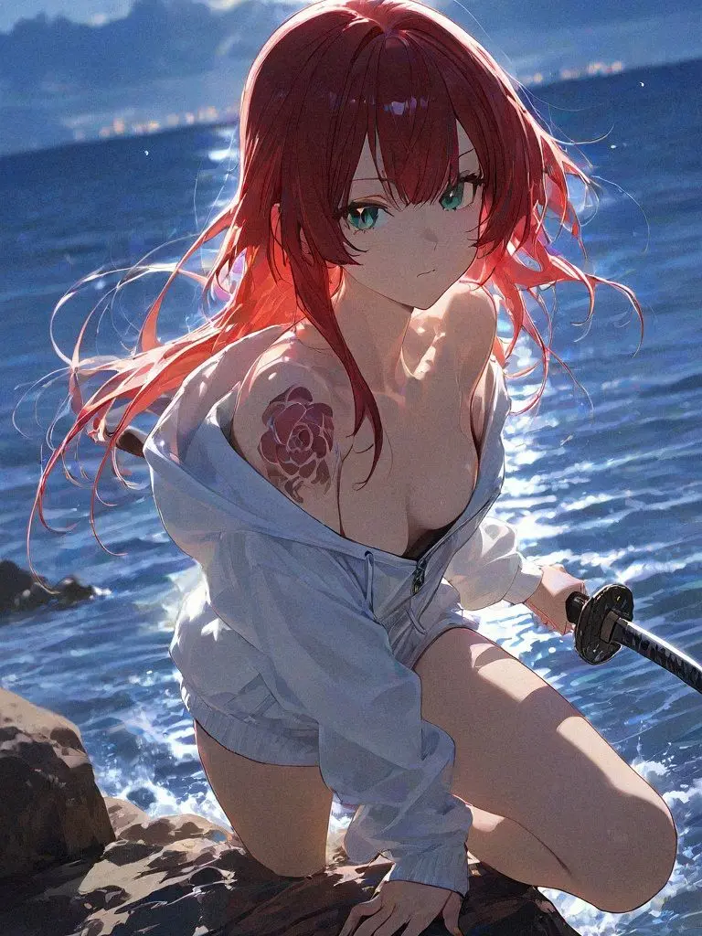 cbang1003의 외딴 섬에서 만난 붉은 머리의 여검사