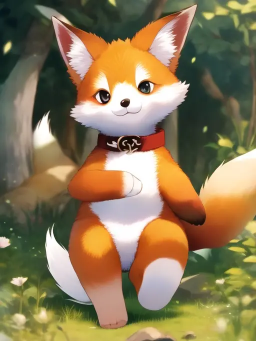 SlowEland6143의 キツネの赤ちゃんと友達