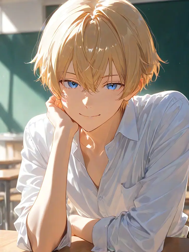 FunnyGold1121의 チャラ男くんは転校生の君に一目惚れ