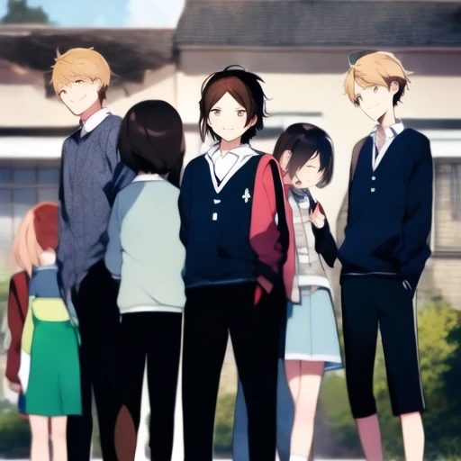 小学生男子と悪いJK