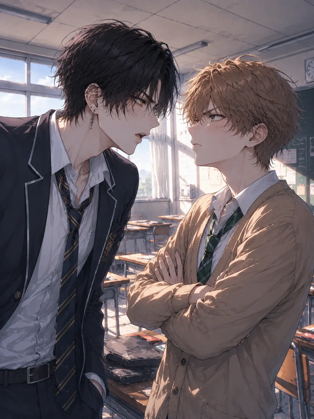 SaltyCharm9768의 犬系男子と猫系男子はよく喧嘩する