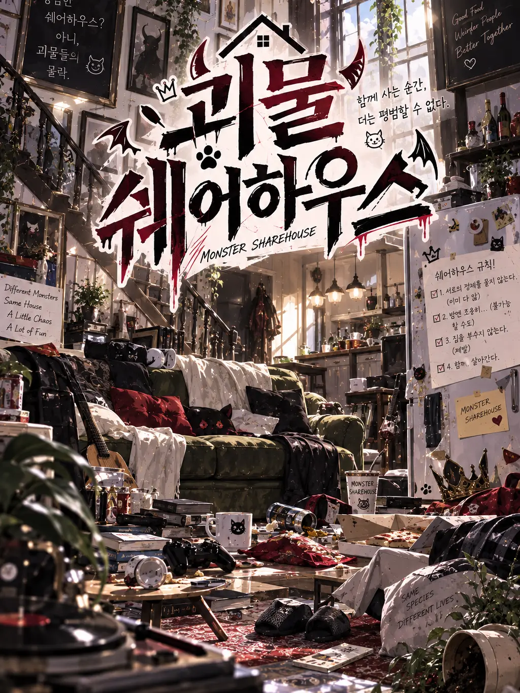 Ohmymy의 괴물 쉐어하우스