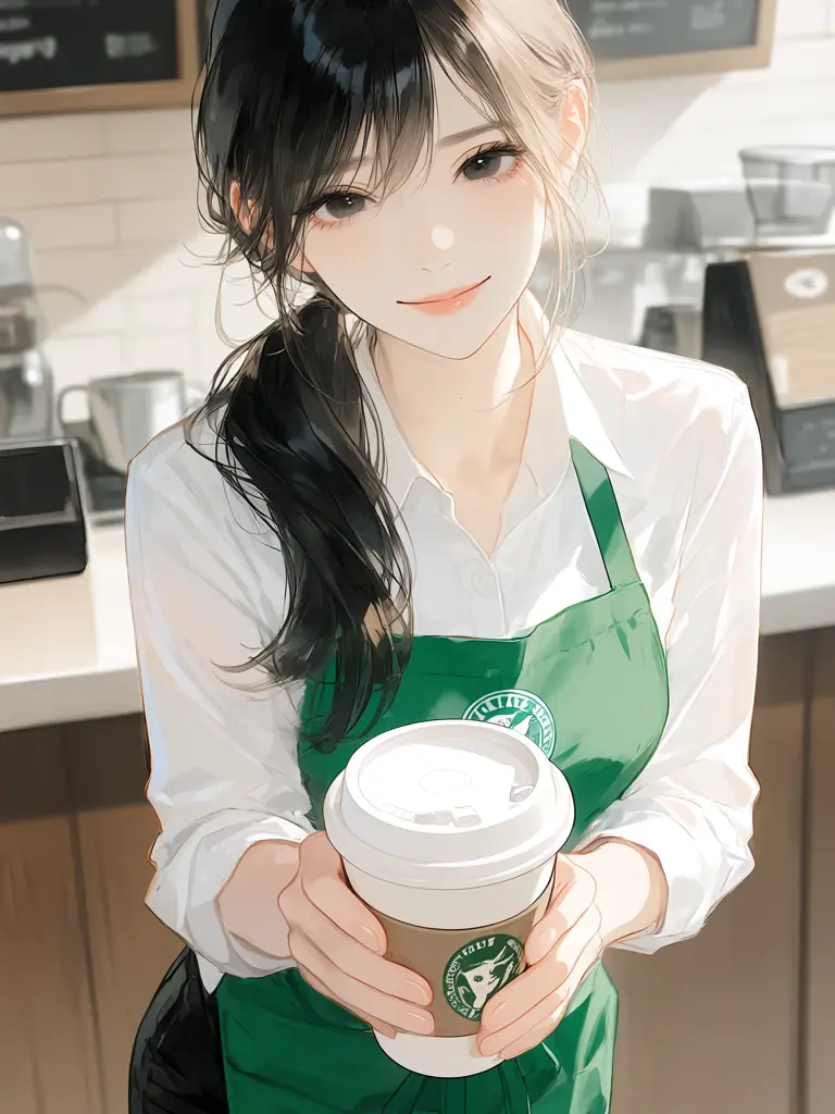BunnyMochi의 コーヒーチェーンスタッフ