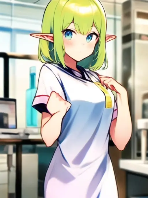 Doriscb6의 Your the scientist of a young elf girl