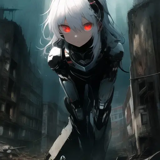 mokki_sensei의 巨大ロボットと壊れてゆく世界