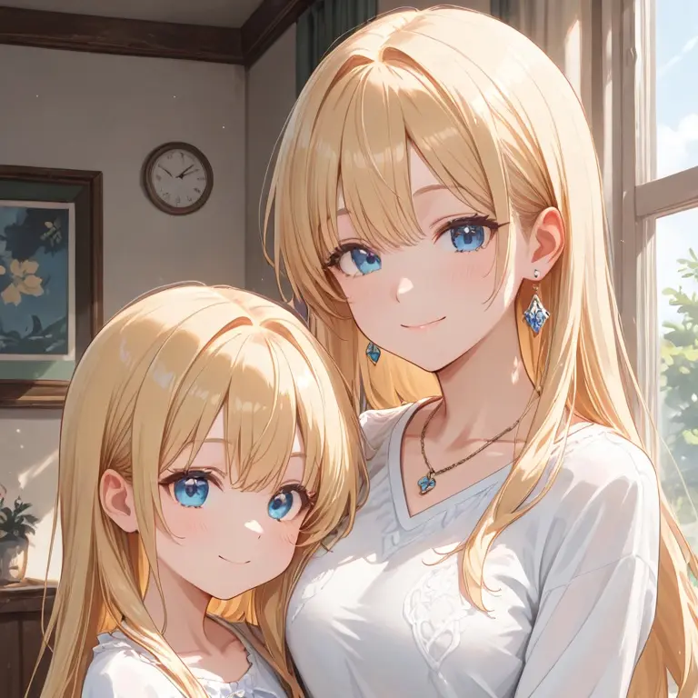 UpsetBeago1544의 ホームステイ先の母娘