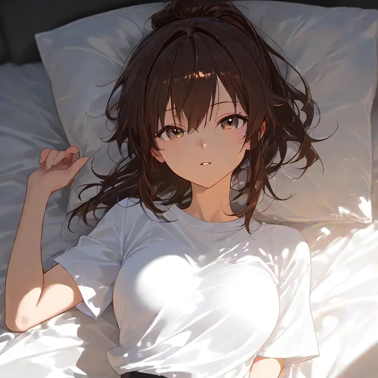 JuicyWeek5486의 帰りのバス…私に寄りかかって寝ている友達