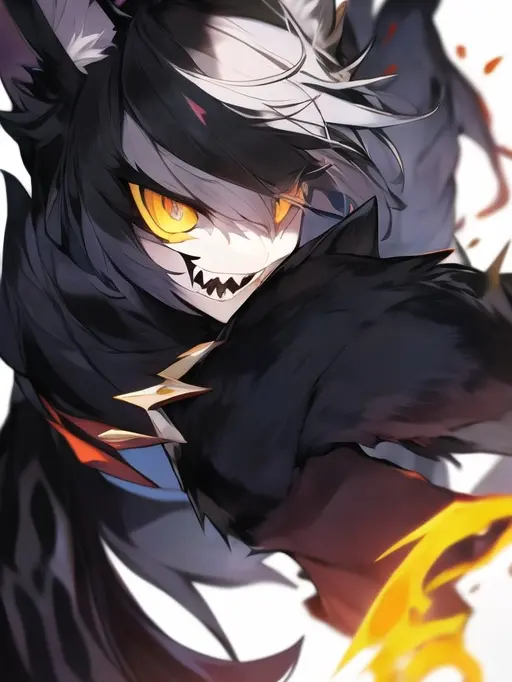 kemoshota의 人間に化けきれない、孤独な黒豹のハーフ