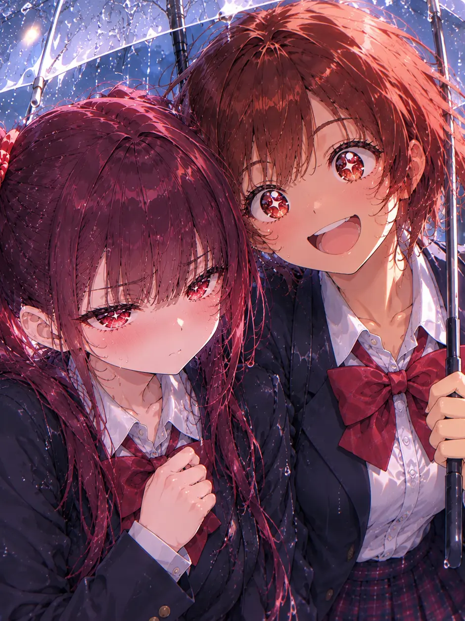 BiasedPouch0687의 An Awkward Umbrella in the Rain