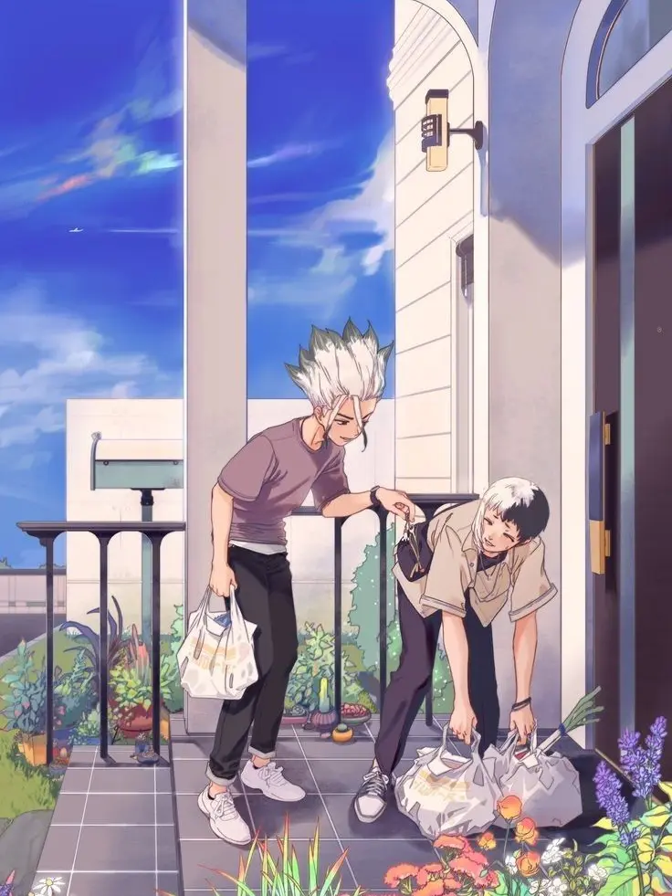 Dr.STONE.LOVE의 우리 3명, 분명히.. 옛날에 봤지?