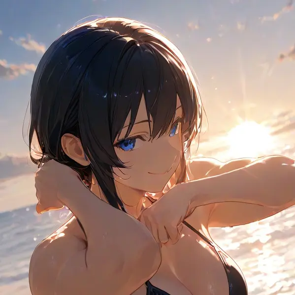 LaxestPouch4716의 해변의 근육녀