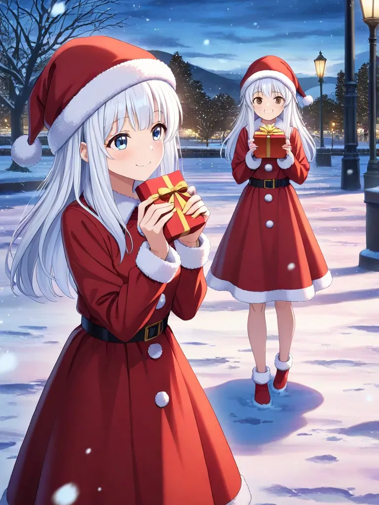 mylovechannel의 어린아이인줄 알았던 산타걸들이 연상.