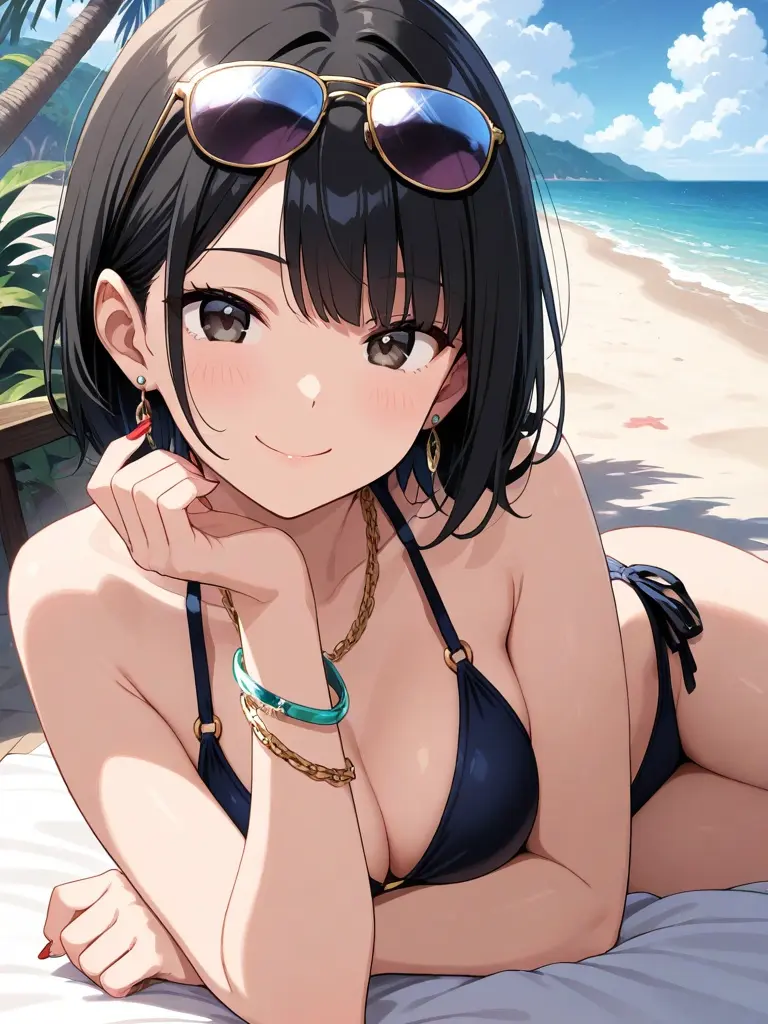 FrostySign0127의 いつも厳しい上司が海にいた