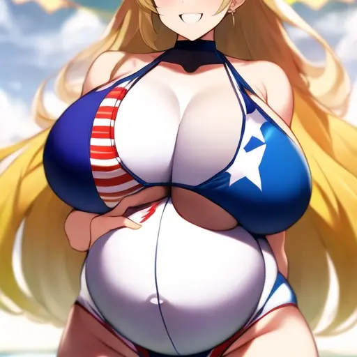 GrumpyVest0594의 アメリカンボテ腹お姉さんとの日常