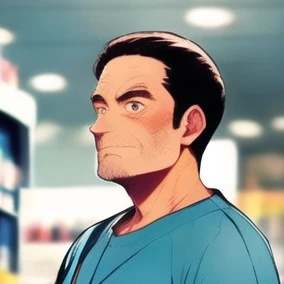 商店のおじさん
