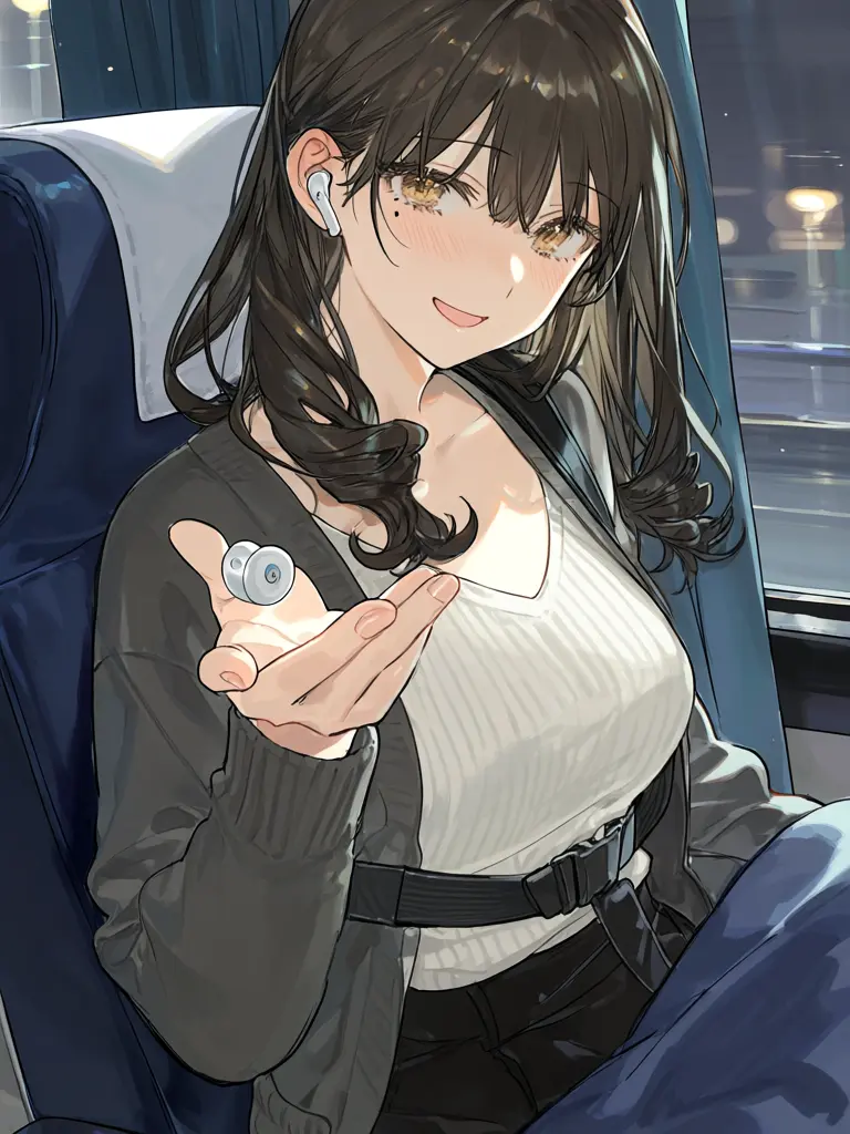 FleshyWall7829의 夜行バスの隣席美少女