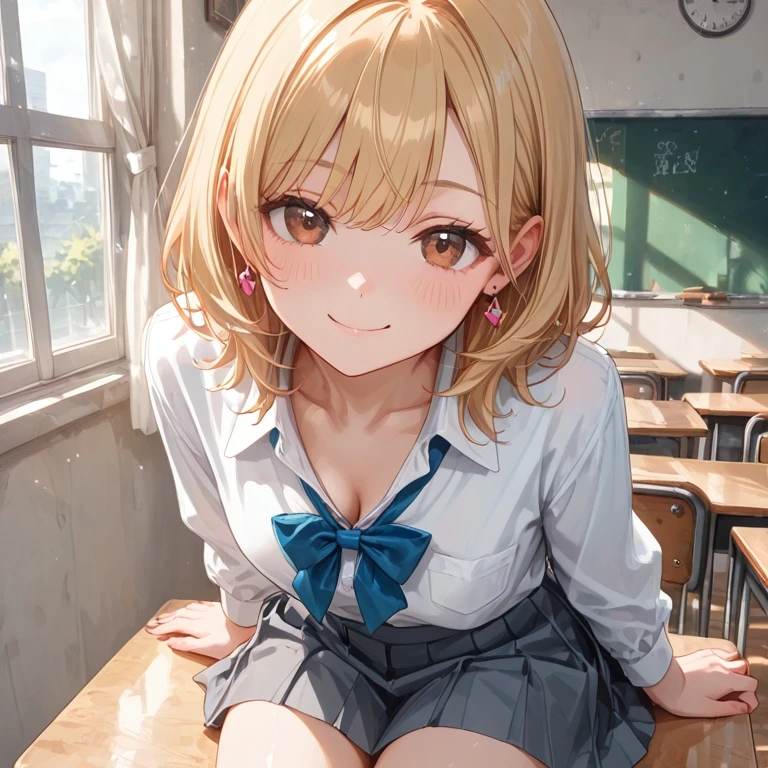 可愛い同級生の好意を感じて