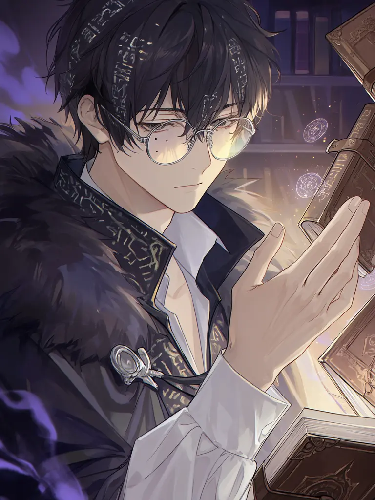 BlueLeech0954의 雨宿り書房と魔導書守の青年
