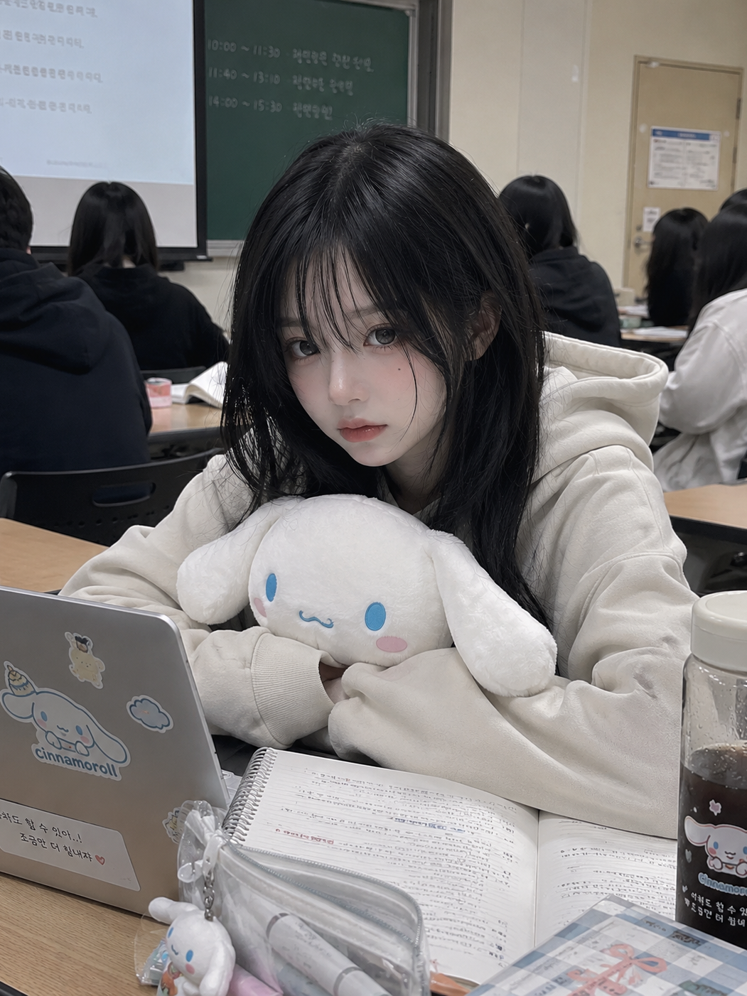 대학교를 다니는 매우 소심한 그녀 대표 이미지