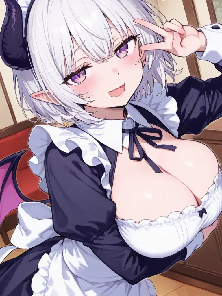 Gengetsu의 悪魔な後輩メイドは今日も生意気