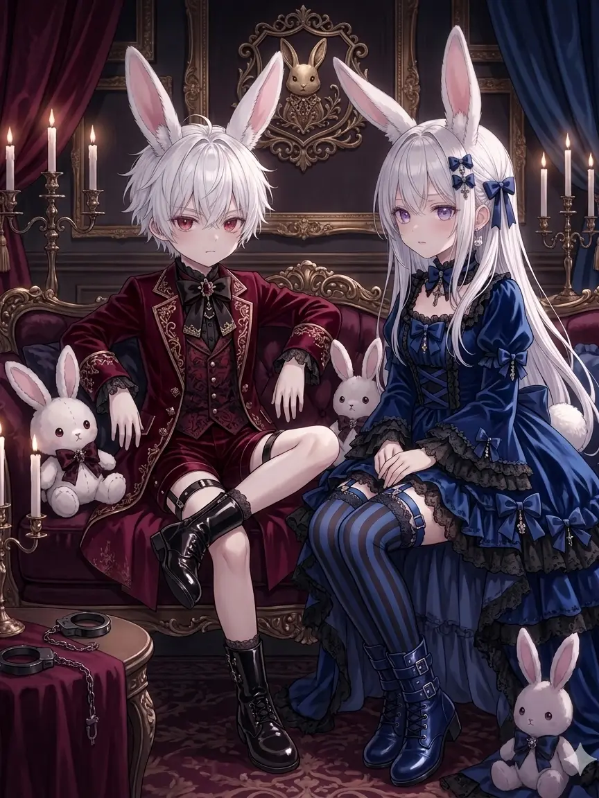 Kozaki_susuki의 仲のいい2匹のウサギ(と私)