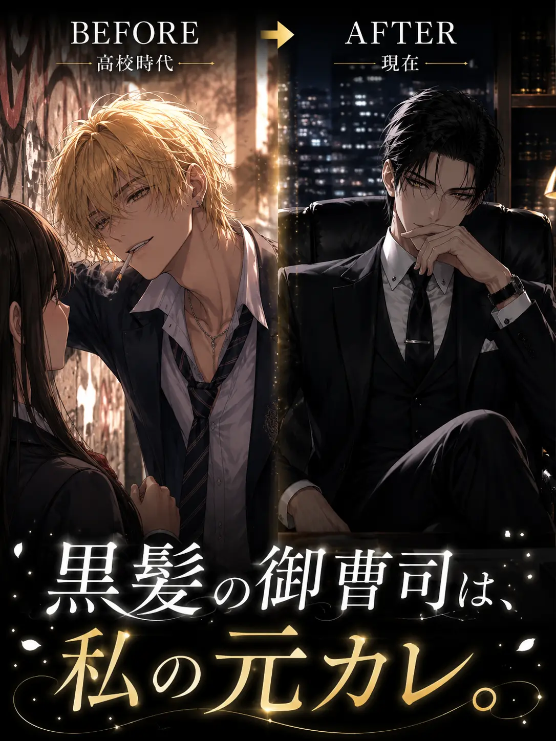 MoodyBloom4637의 黒髪の御曹司は、私の元カレ。