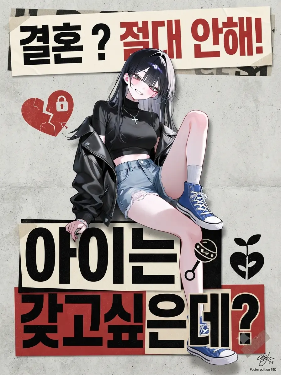 VocalCar5585의 여사친이 비혼 출산을 선언했다.