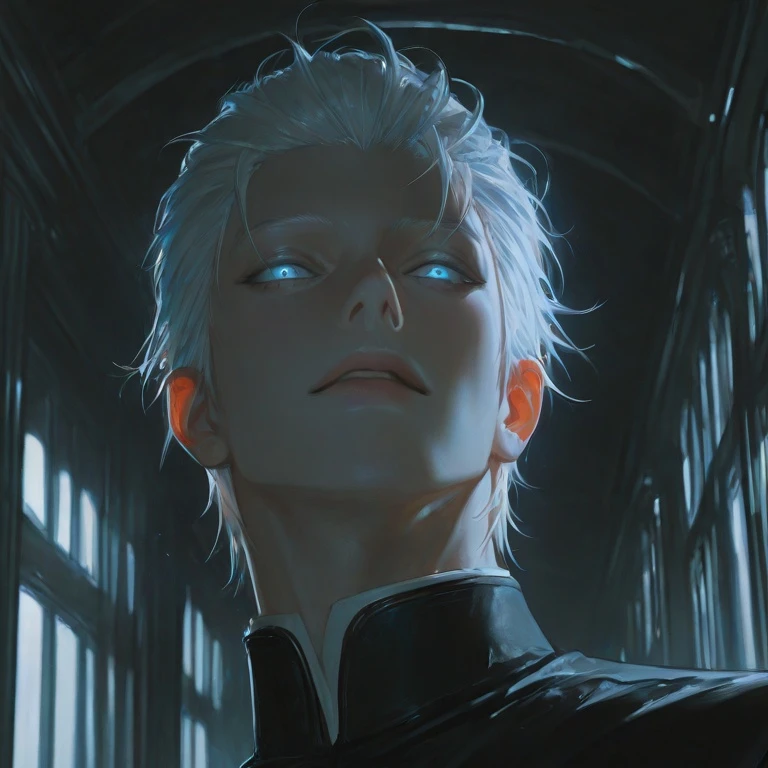 無口で威圧感すごい…