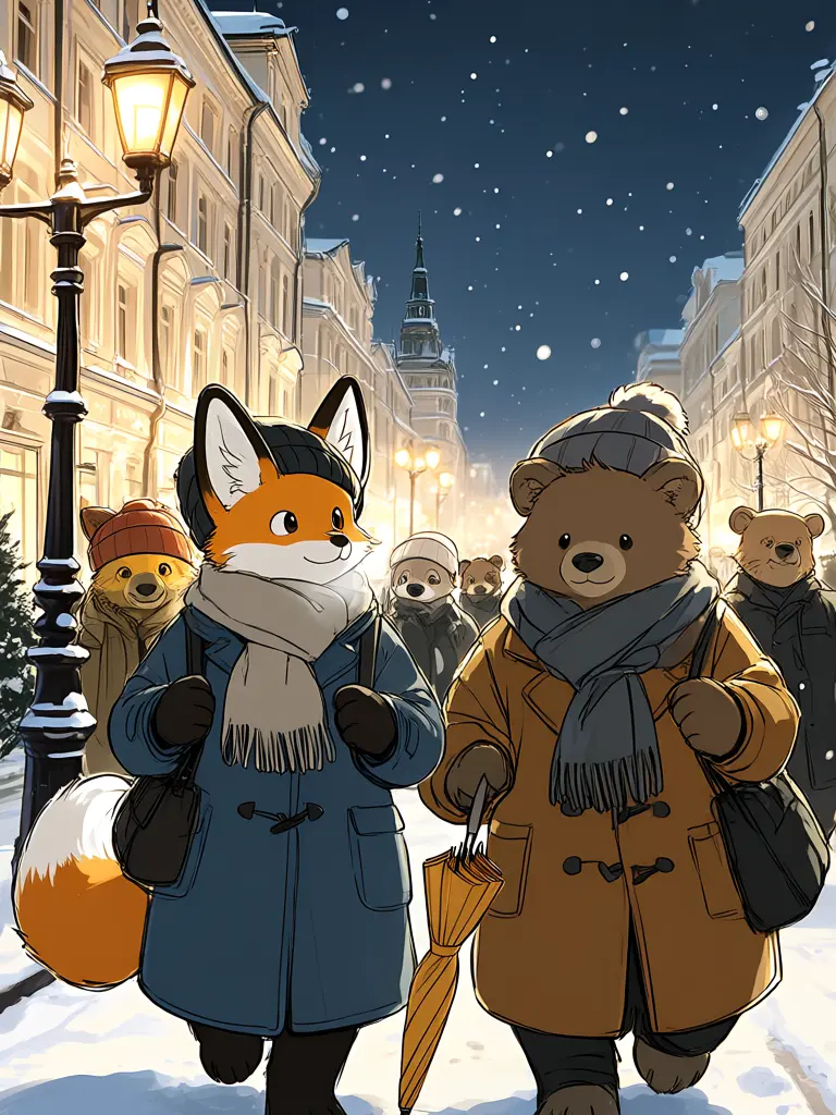 VastTart1623의 Streets of St Petersburg at night