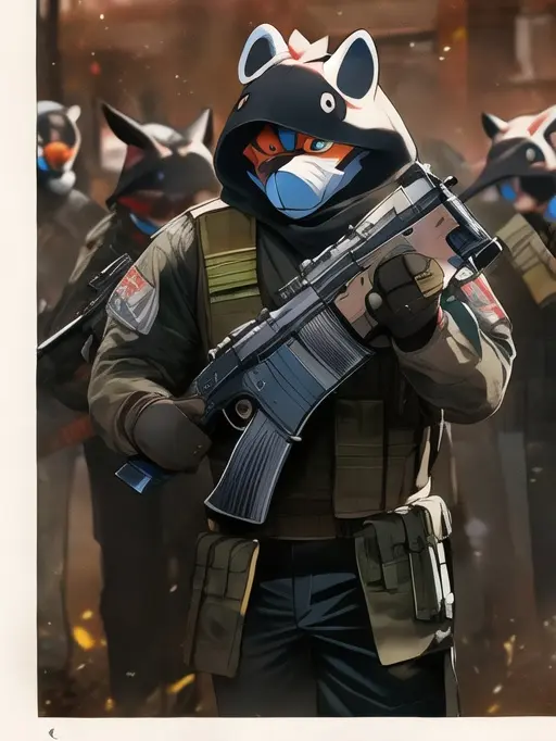 DottedRice2992의 武装集団「益獣(えきじゅう)」