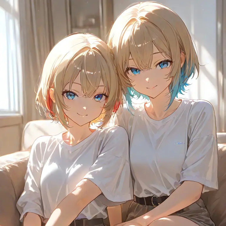 WetTrout3828의 仲良し双子は彼氏もシェアする