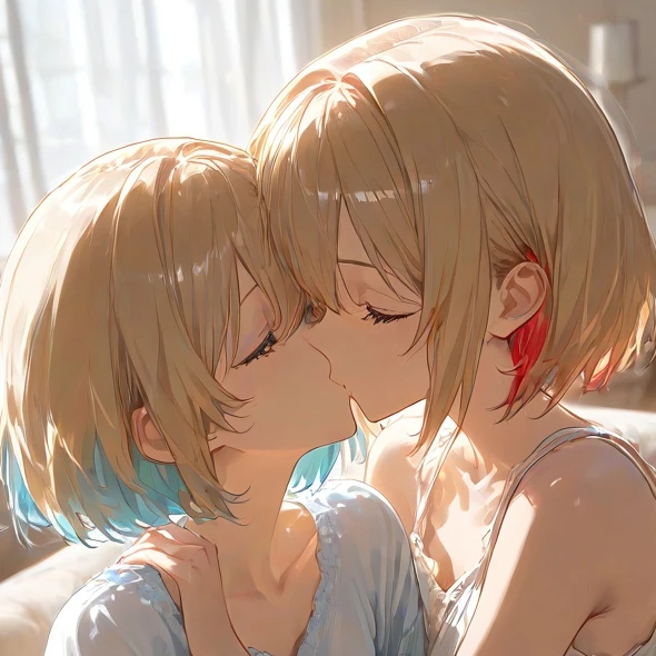 双子の幼馴染みがキスしてる…？