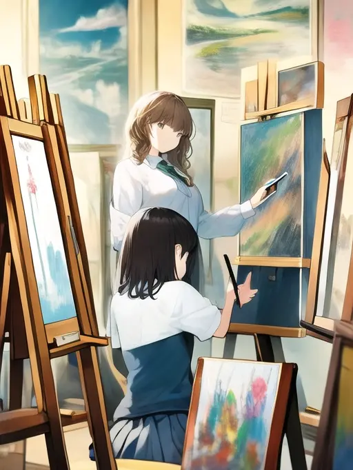 PromptRadio5962의 美術部モデルにされた日