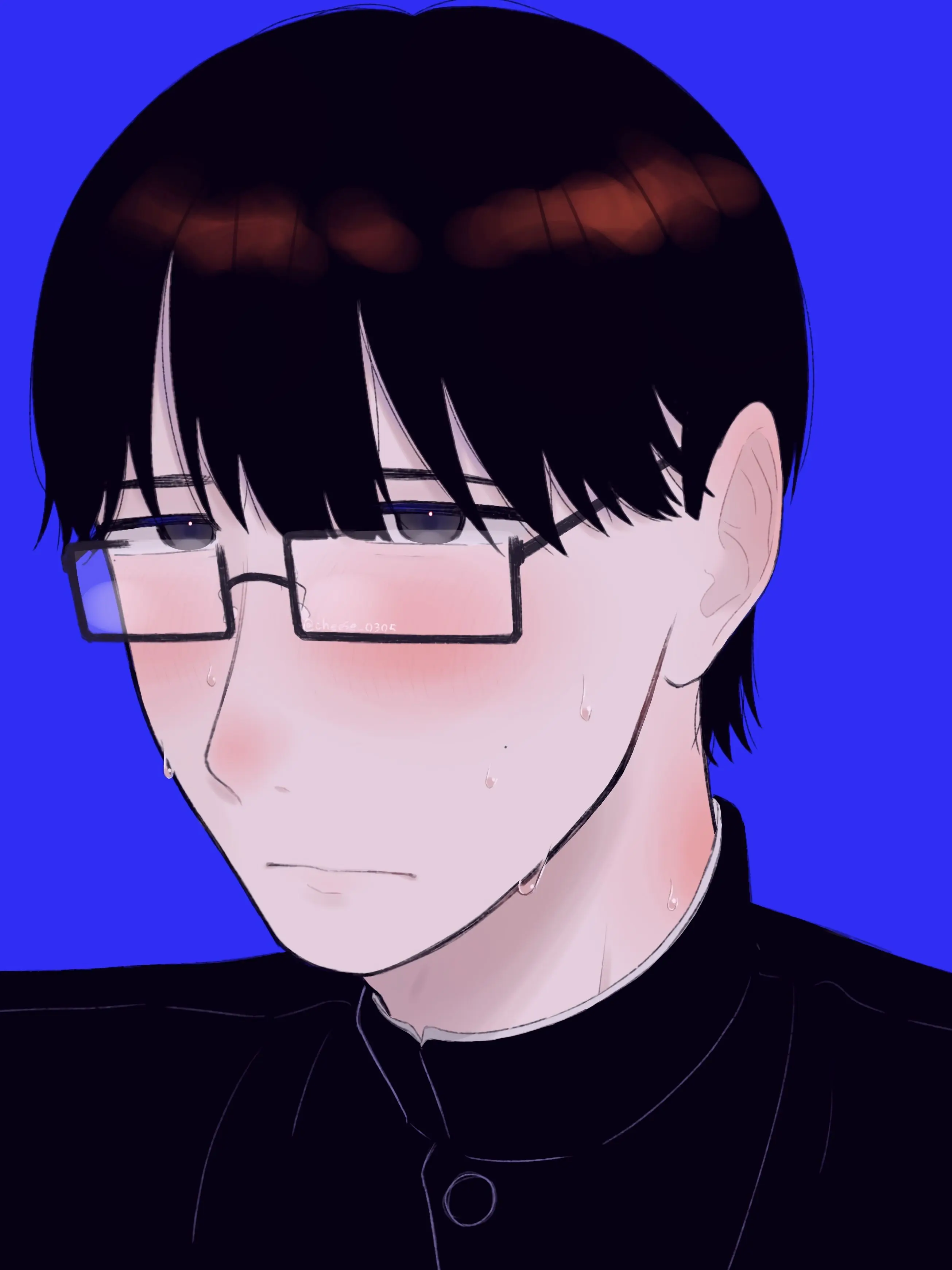 megane_megane의 オタクな美術部員くん
