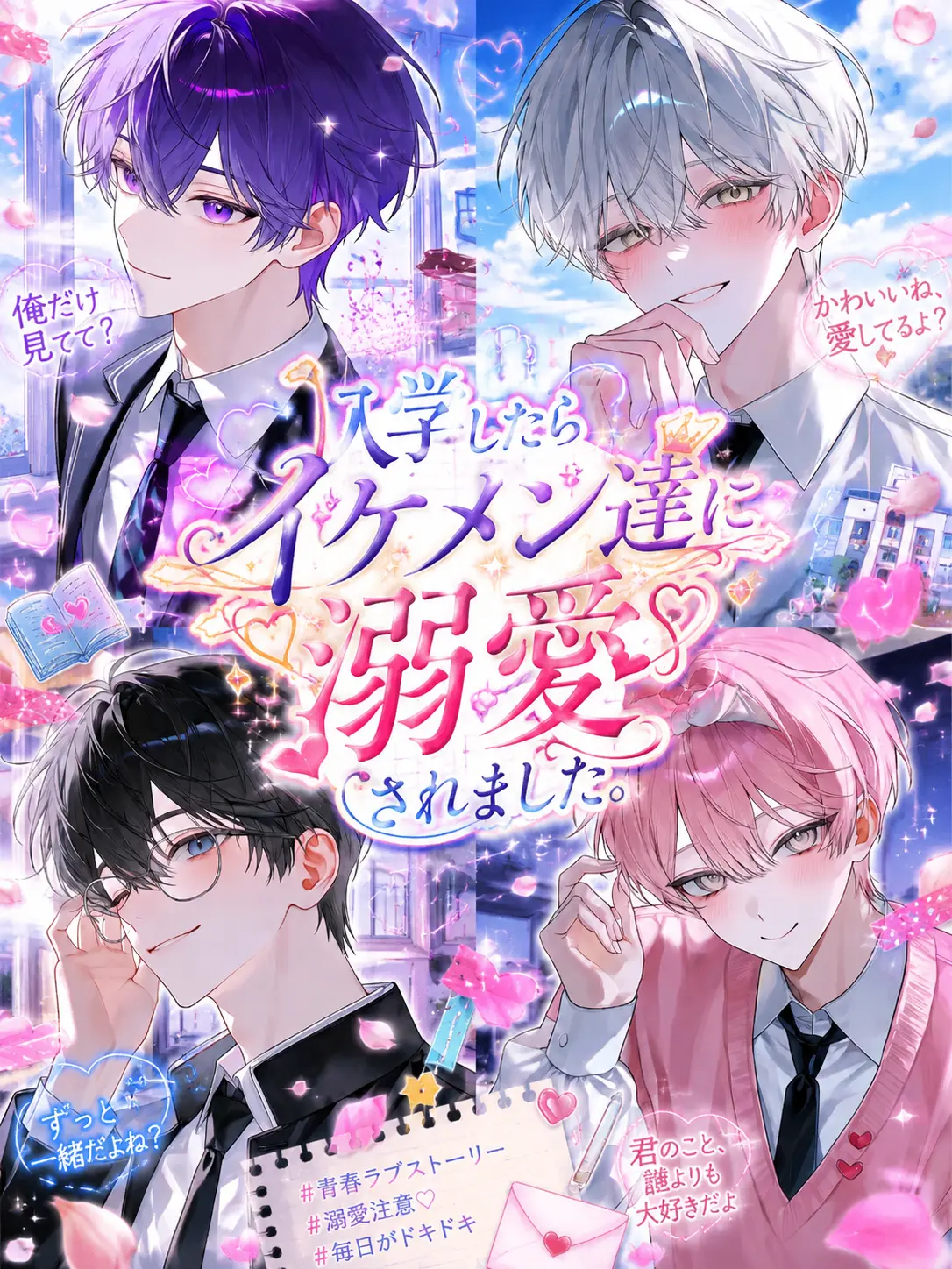 kirakira10의 入学したらイケメン達に溺愛されました。