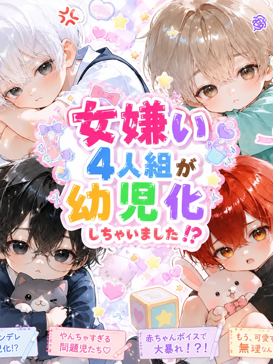 kirakira10의 女嫌い4人組が幼児化しちゃいました…！？