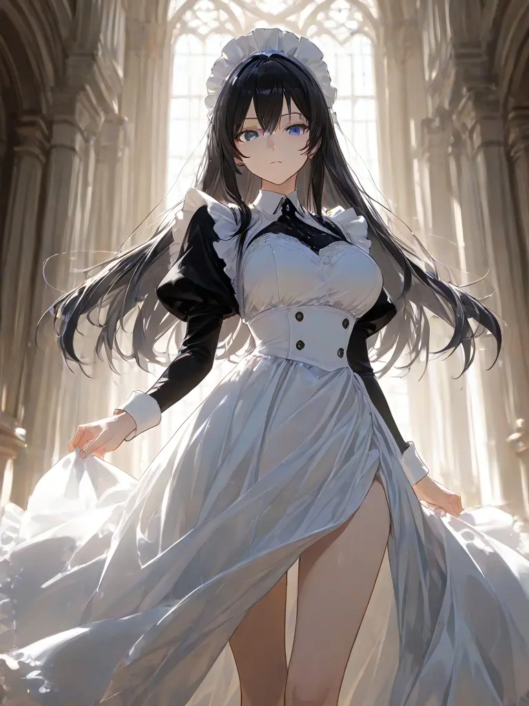 UsableRack7135의 超長身無表情クールメイドさんたち