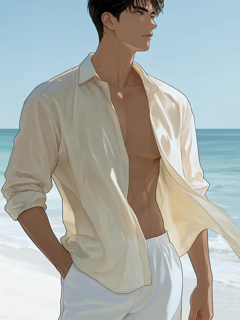 WarmFeist3291의 夏の浜辺で出会った彼